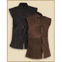 Leather Vest Orthello Brown Small