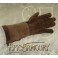 Leather gloves Brown Large