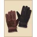 Hartwig gloves suedeleather black L