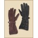 Gloves Kandor Suede Leather Brown Small