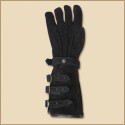 Gloves Kandor Suede Leather Black Large
