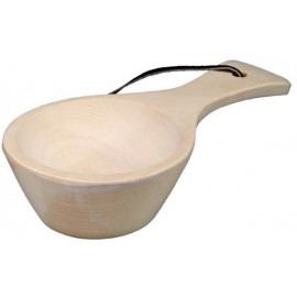 Ladle with leather strap 17cm