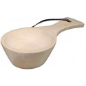 Ladle with leather strap 17cm