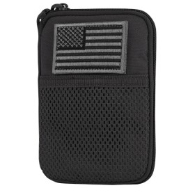 Pocket Pouch w/US Flag Black