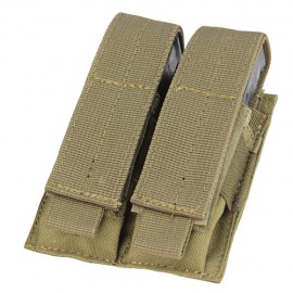 Double Pistol Mag Pouch Tan