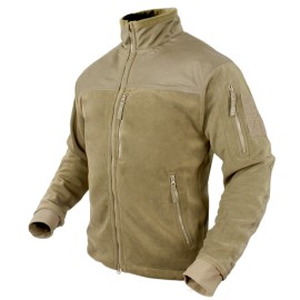 ALPHA Micro Fleece Jacket Tan Large