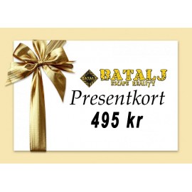 Presentkort för Bataljs alla event 495 kr