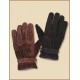  Hartwig gloves suedeleather brown M